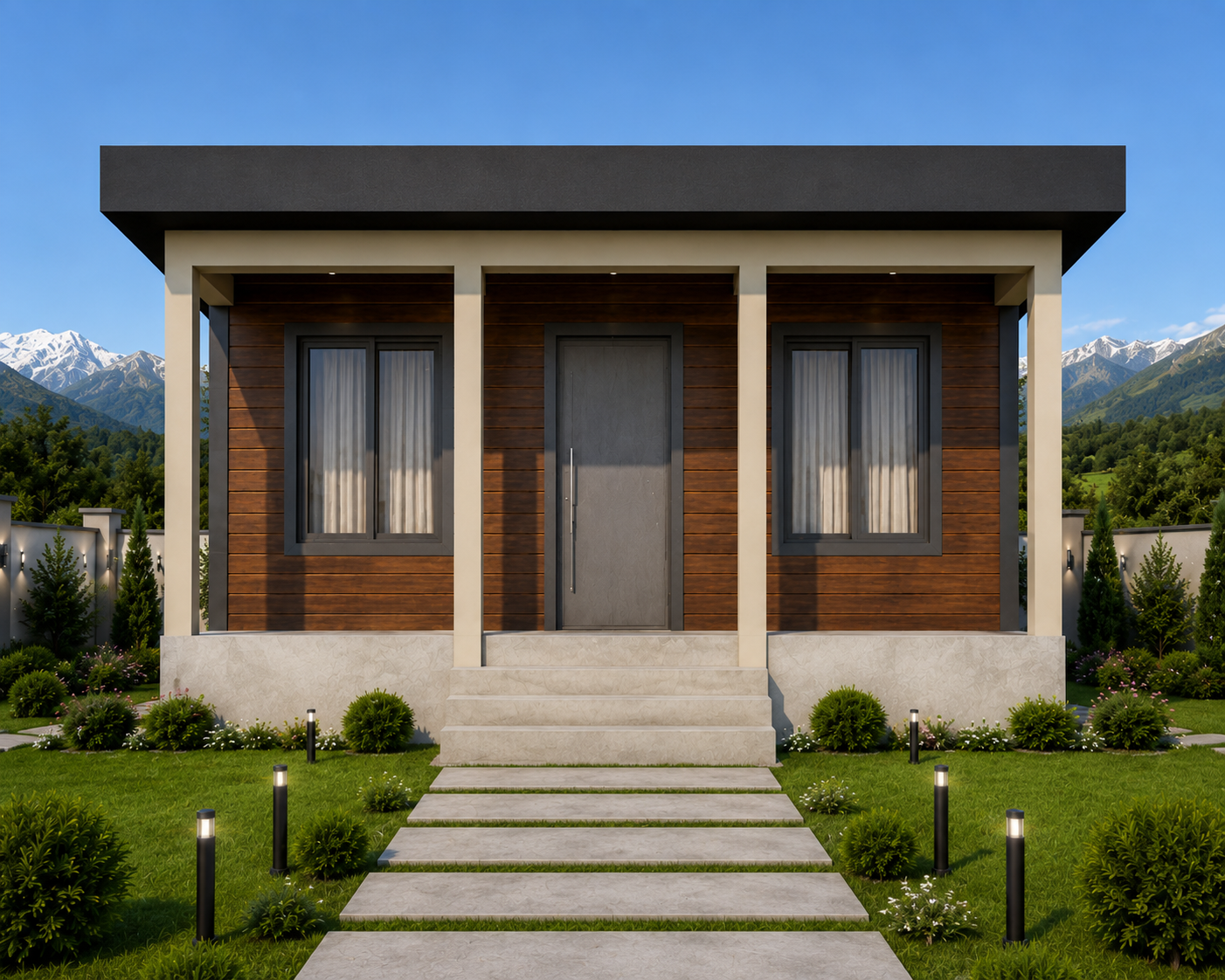 44 m² 1+1 Tek Katlı Çelik Ev