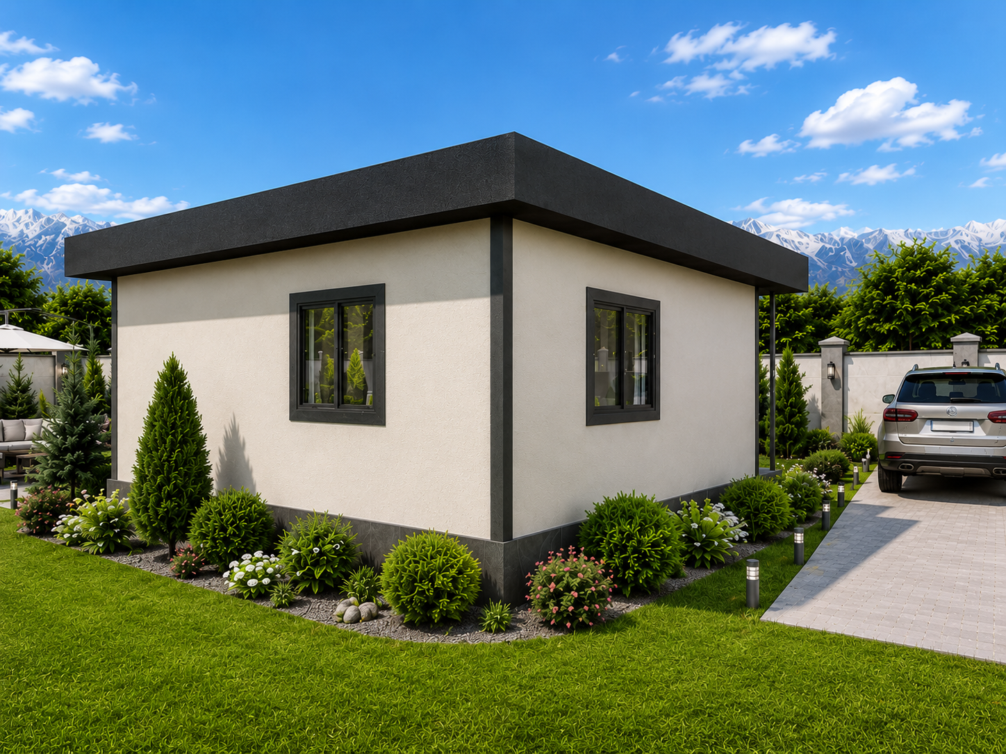 44 m² 1+1 Tek Katlı Çelik Ev