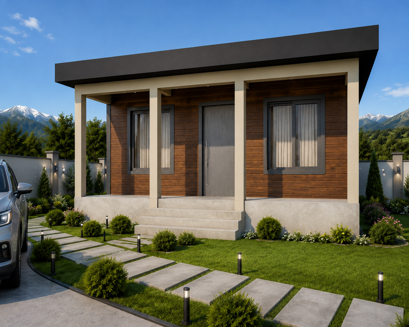 44 m² 1+1 Tek Katlı Çelik Ev