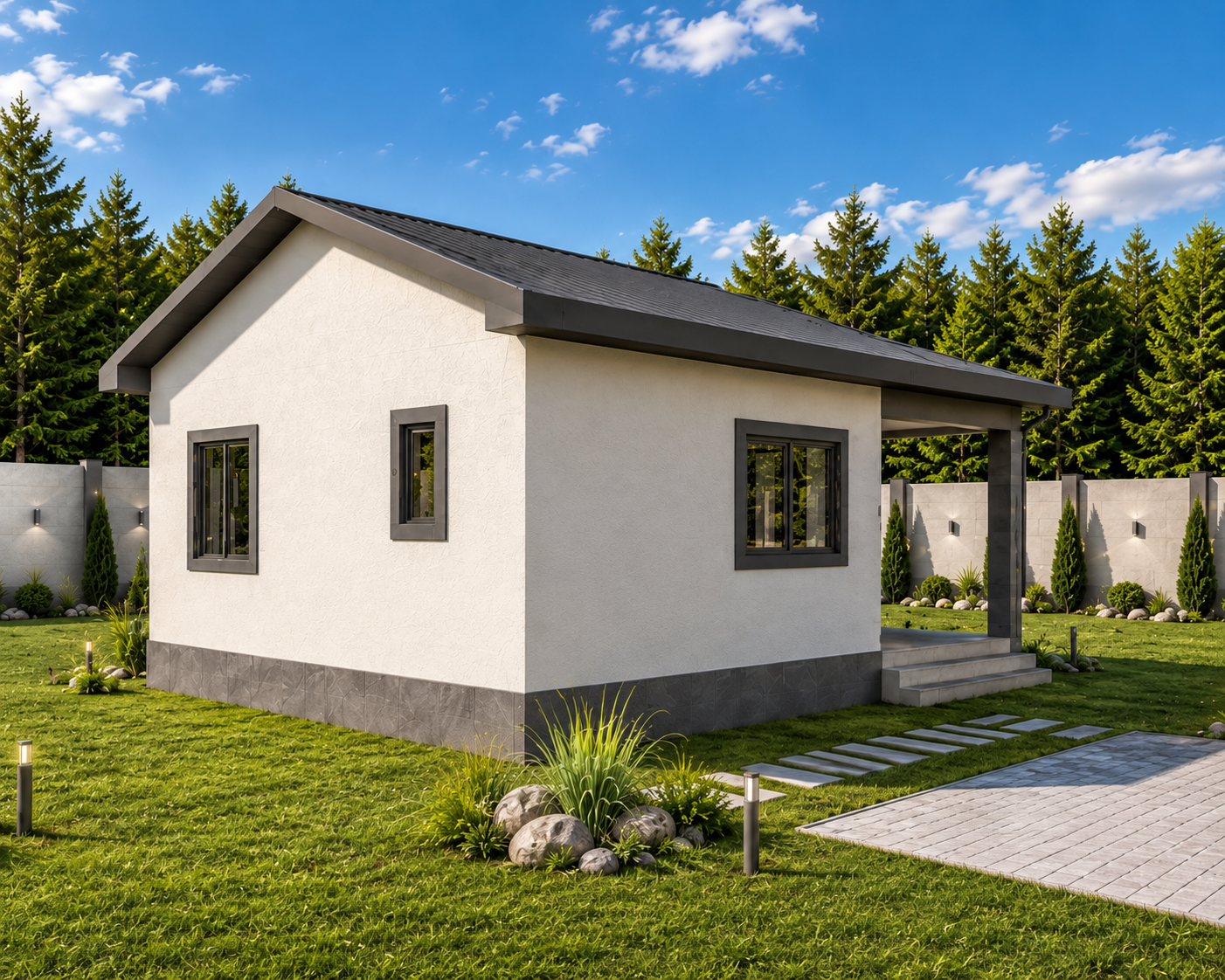 54 m² 2+1 Tek Katlı Çelik Ev