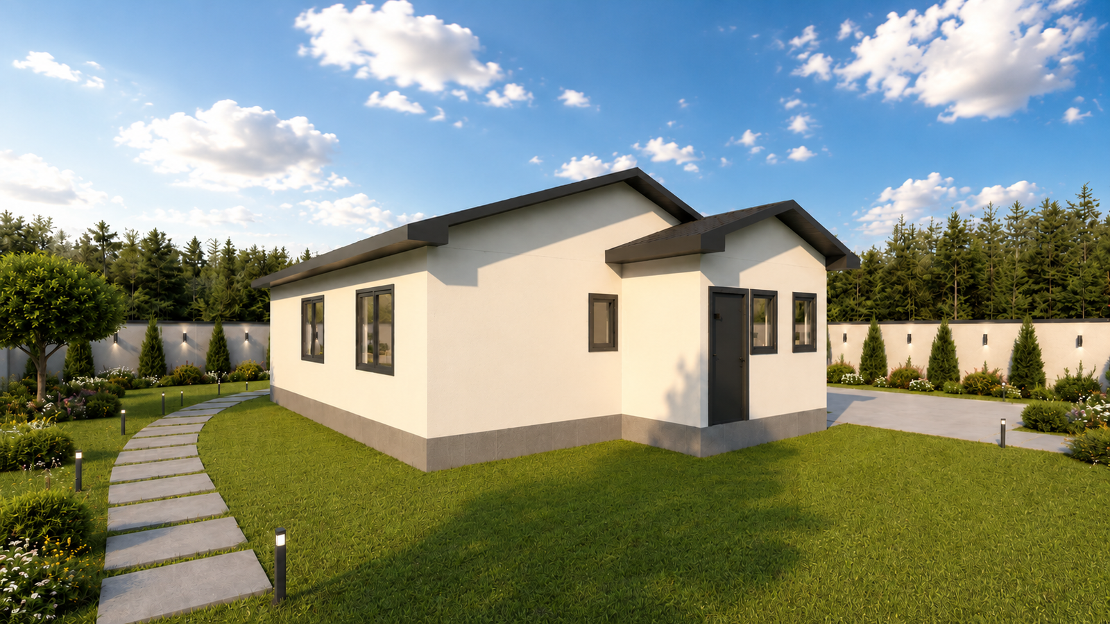 78 m² 2+1 Tek Katlı Çelik Ev