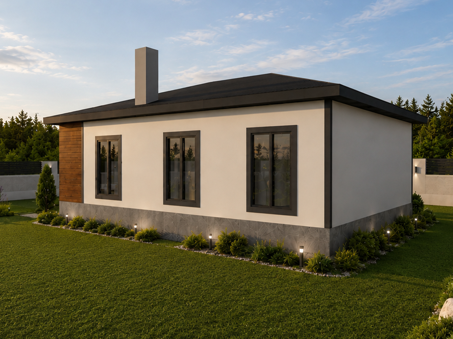 88 m² 3+1 Tek Katlı Çelik Ev