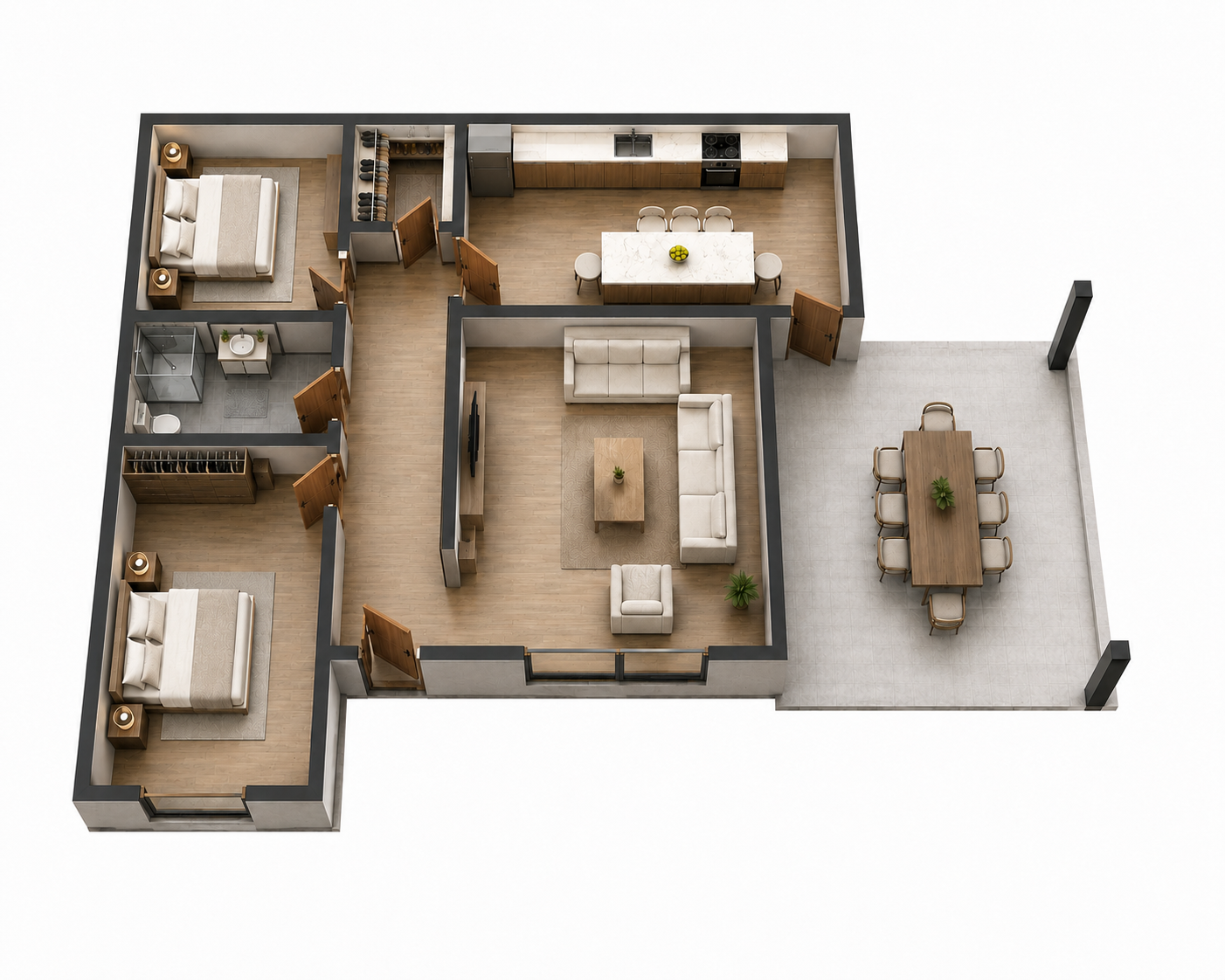 105 m² 2+1 Tek Katlı Çelik Ev