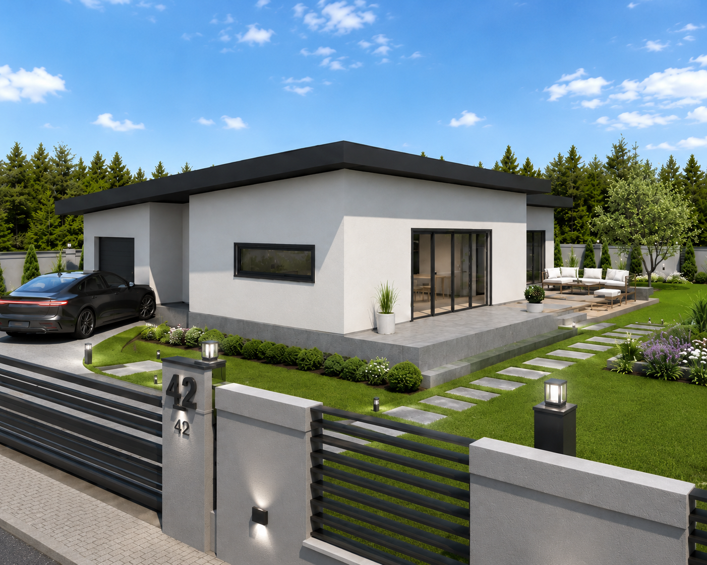 182 m² 3+1 Tek Katlı Çelik Ev