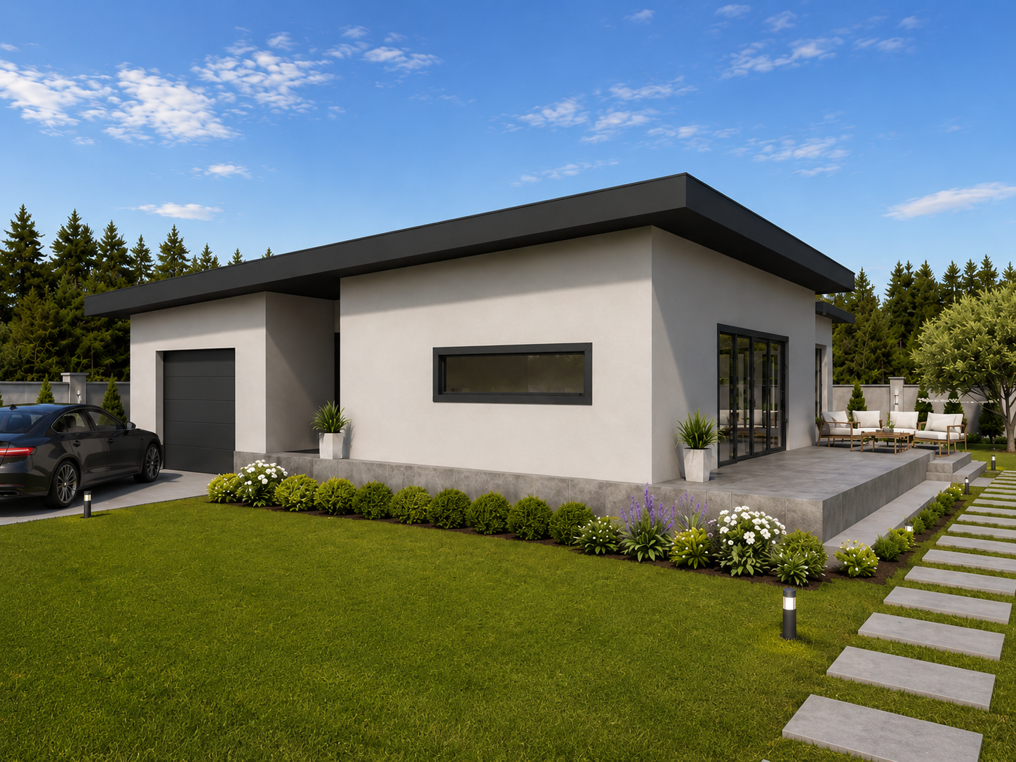 182 m² 3+1 Tek Katlı Çelik Ev