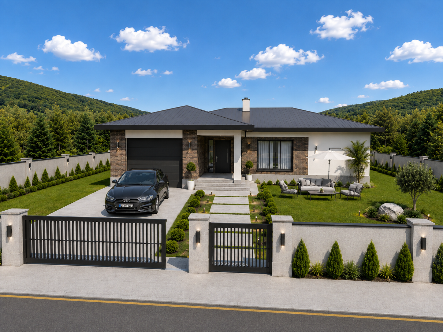 196 m² 3+1 Tek Katlı Çelik Ev
