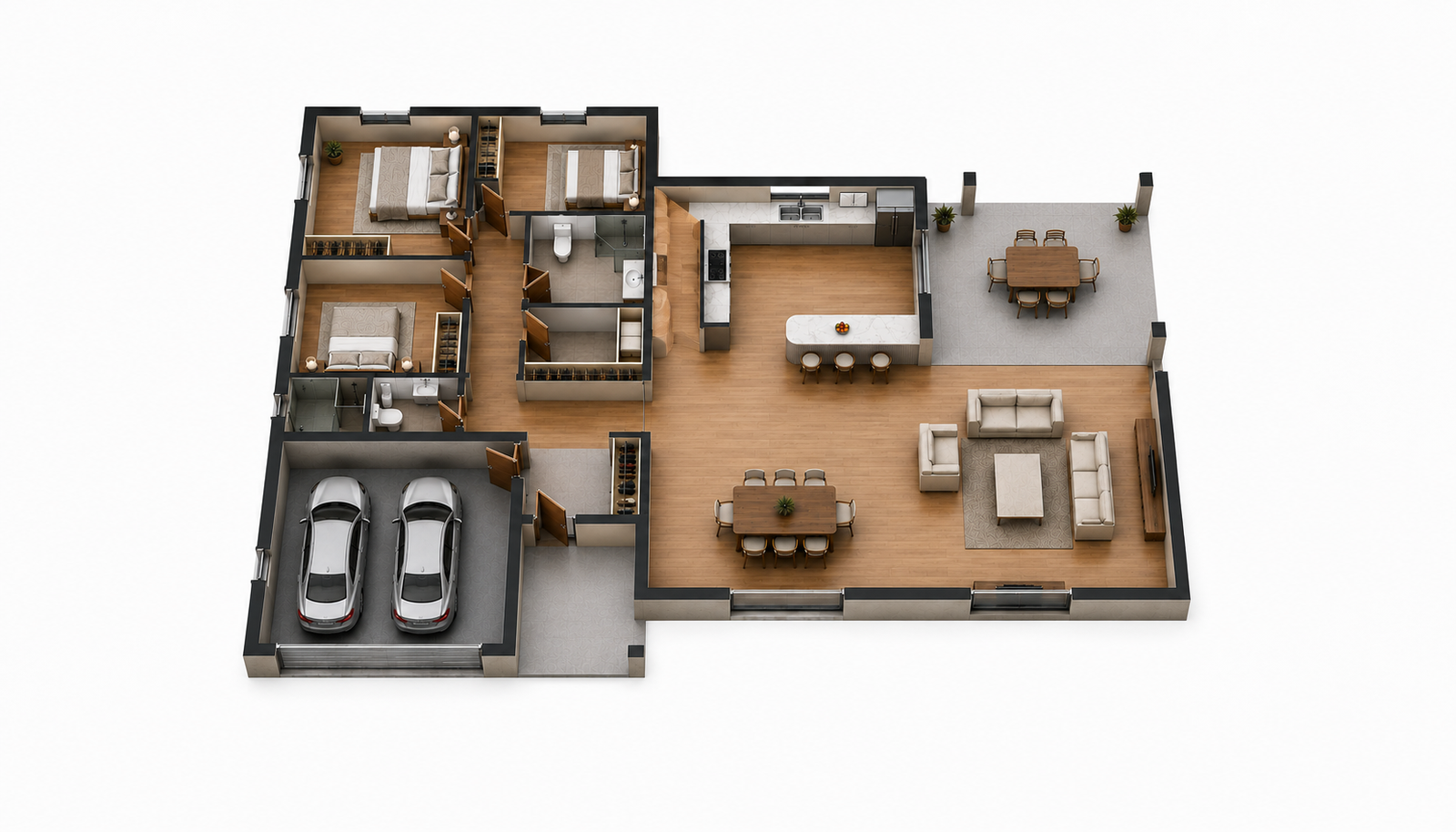 196 m² 3+1 Tek Katlı Çelik Ev