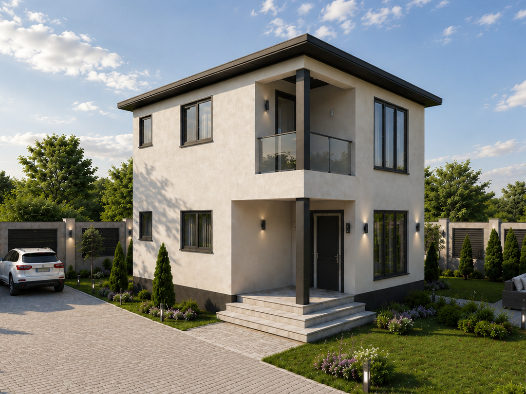 84 m² 2+1 İki Katlı Çelik Ev
