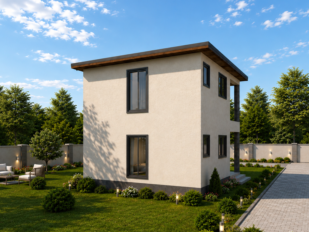 84 m² 2+1 İki Katlı Çelik Ev