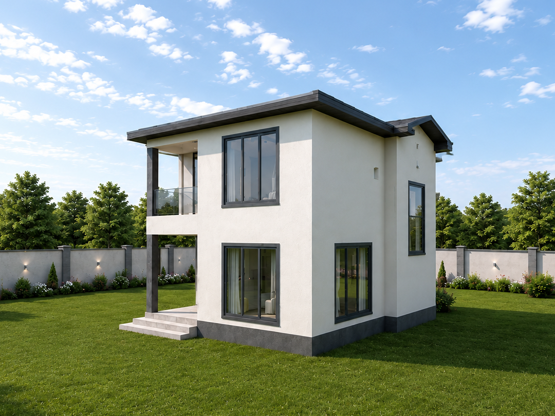 84 m² 2+1 İki Katlı Çelik Ev