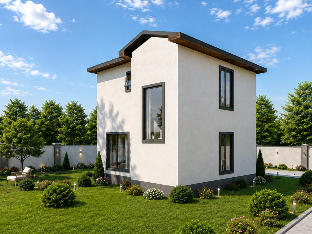 84 m² 2+1 İki Katlı Çelik Ev