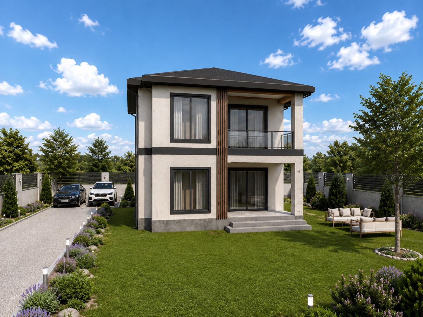 124 m² 4+1 İki Katlı Çelik Ev