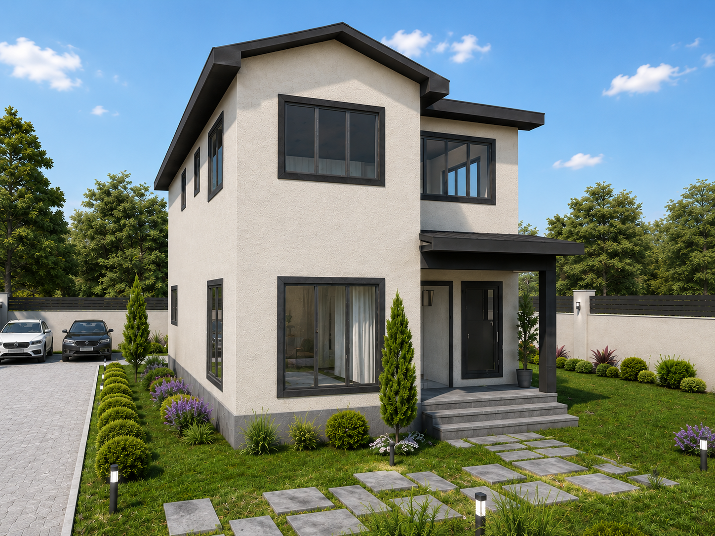125 m² 3+1 İki Katlı Çelik Ev