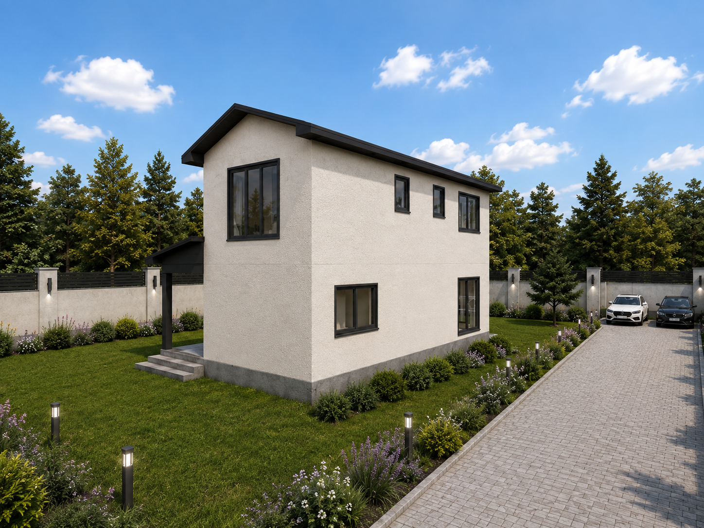 125 m² 3+1 İki Katlı Çelik Ev