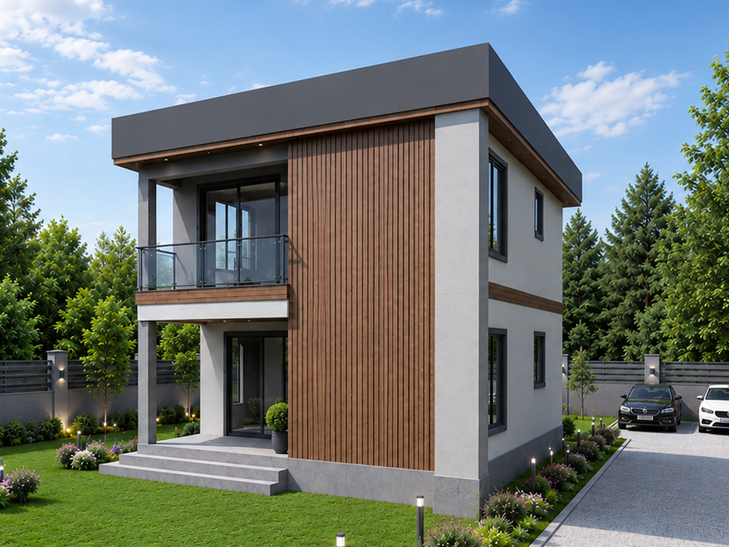134 m² 3+1 İki Katlı Çelik Ev