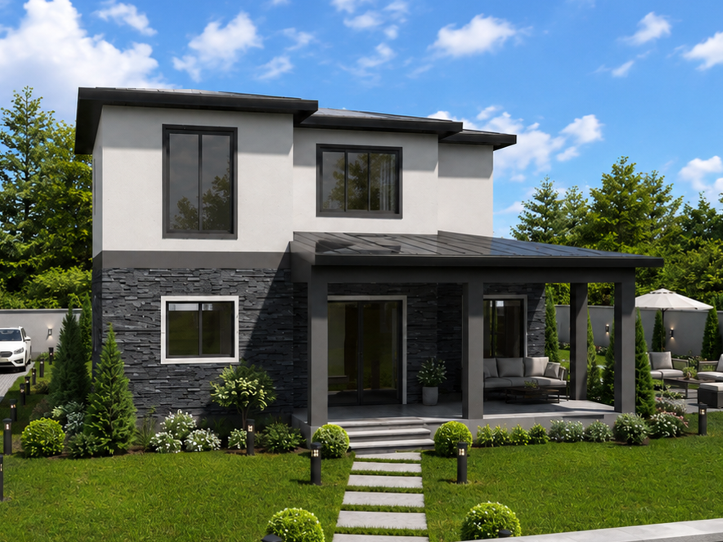 149 m² 3+1 İki Katlı Çelik Ev