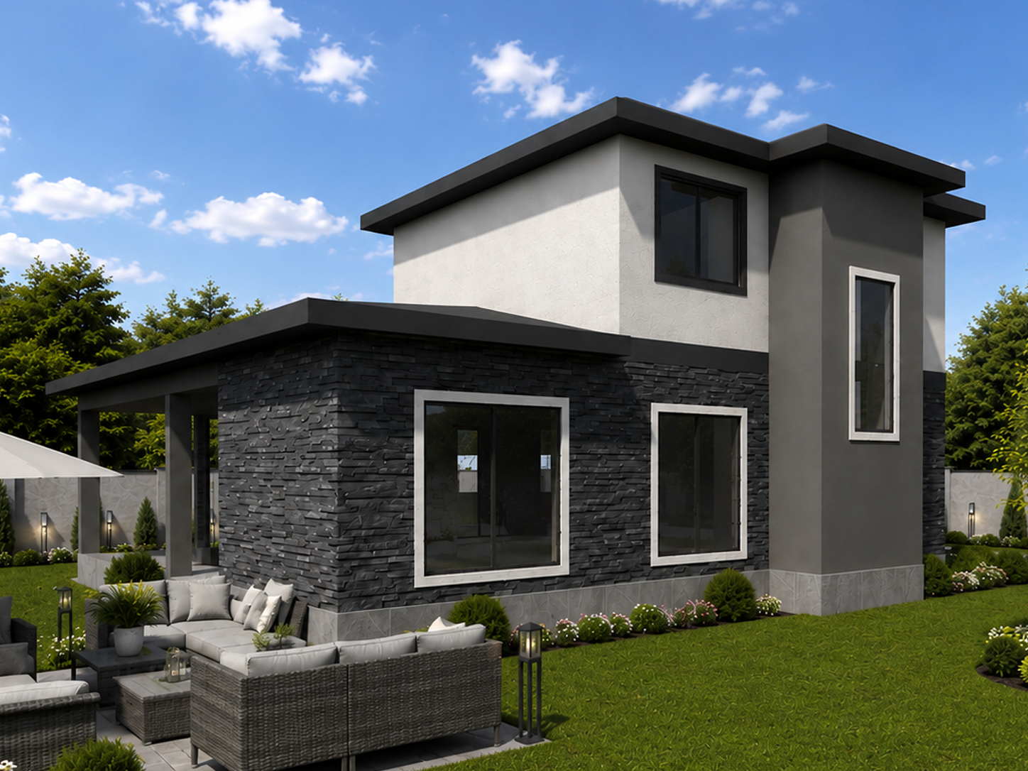 149 m² 3+1 İki Katlı Çelik Ev