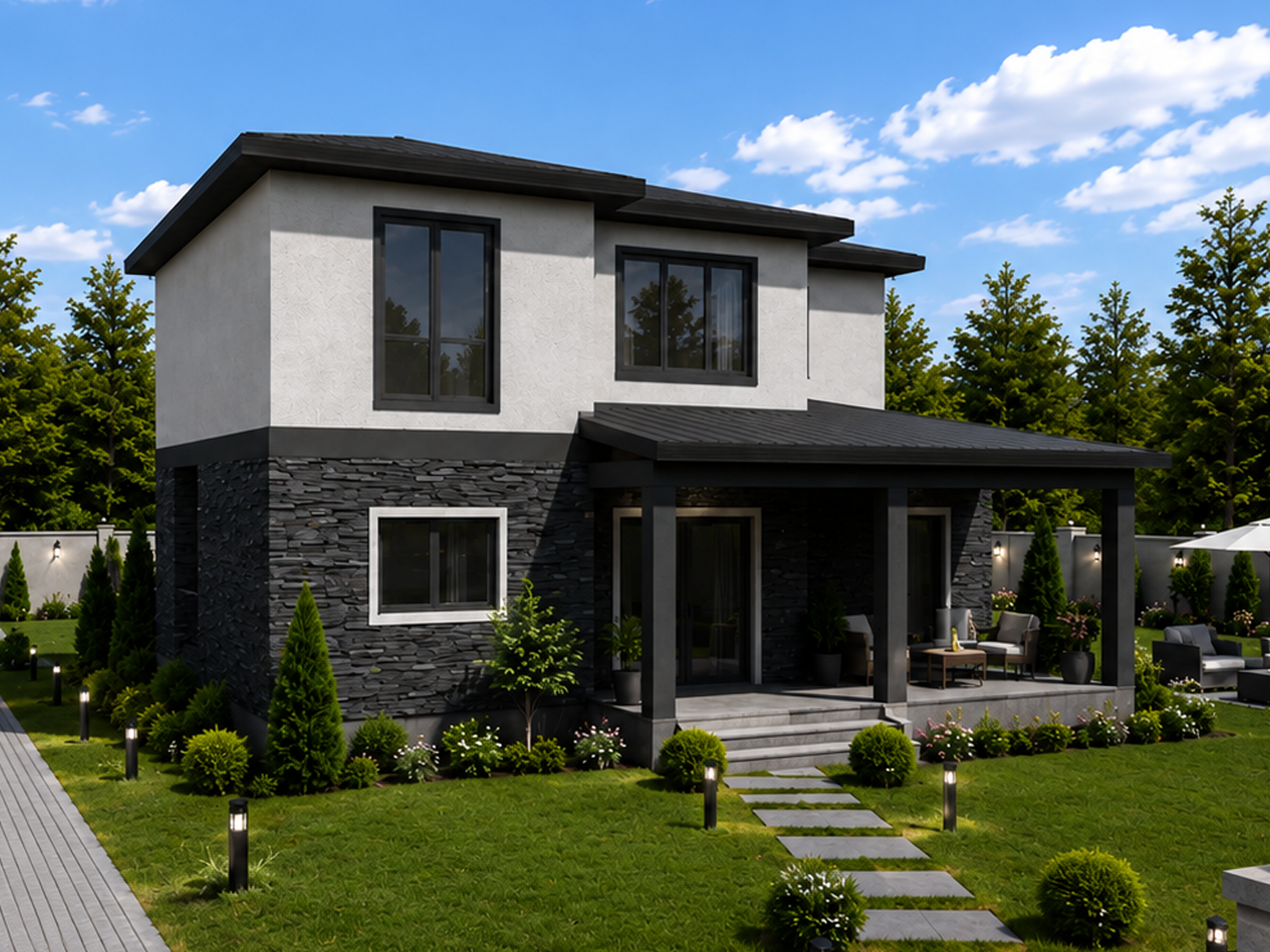 149 m² 3+1 İki Katlı Çelik Ev