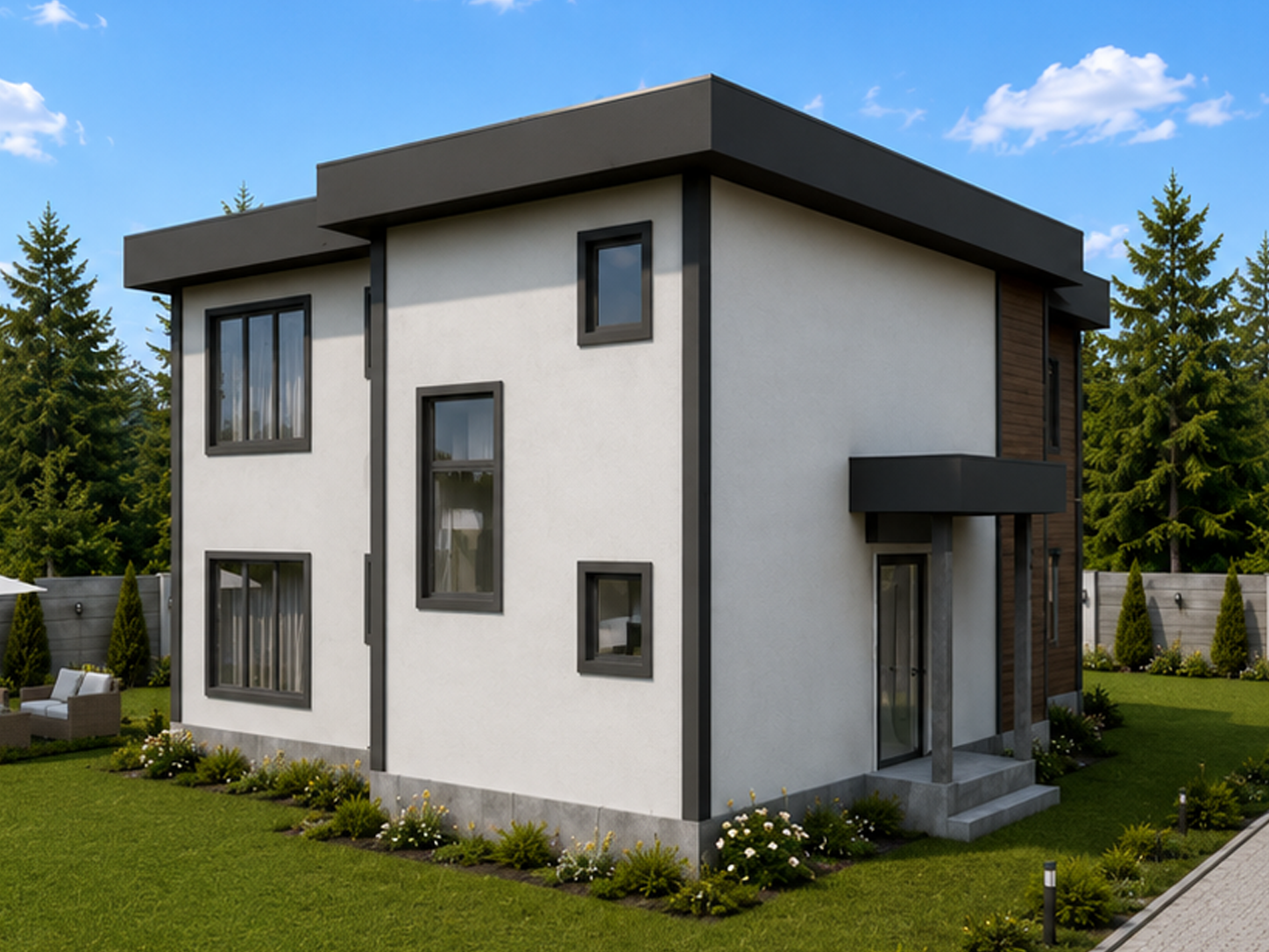 176 m² 3+1 İki Katlı Çelik Ev