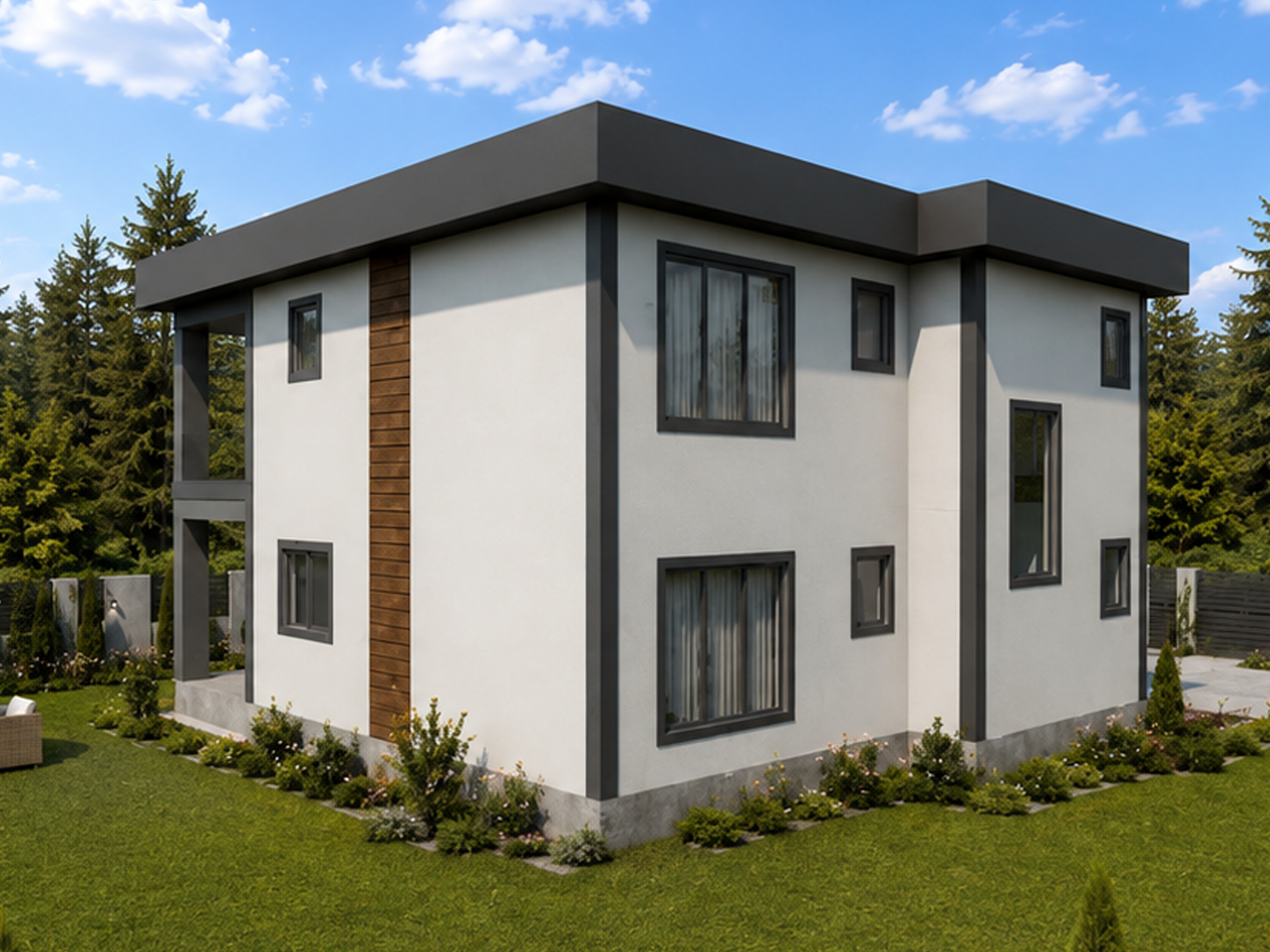 176 m² 3+1 İki Katlı Çelik Ev