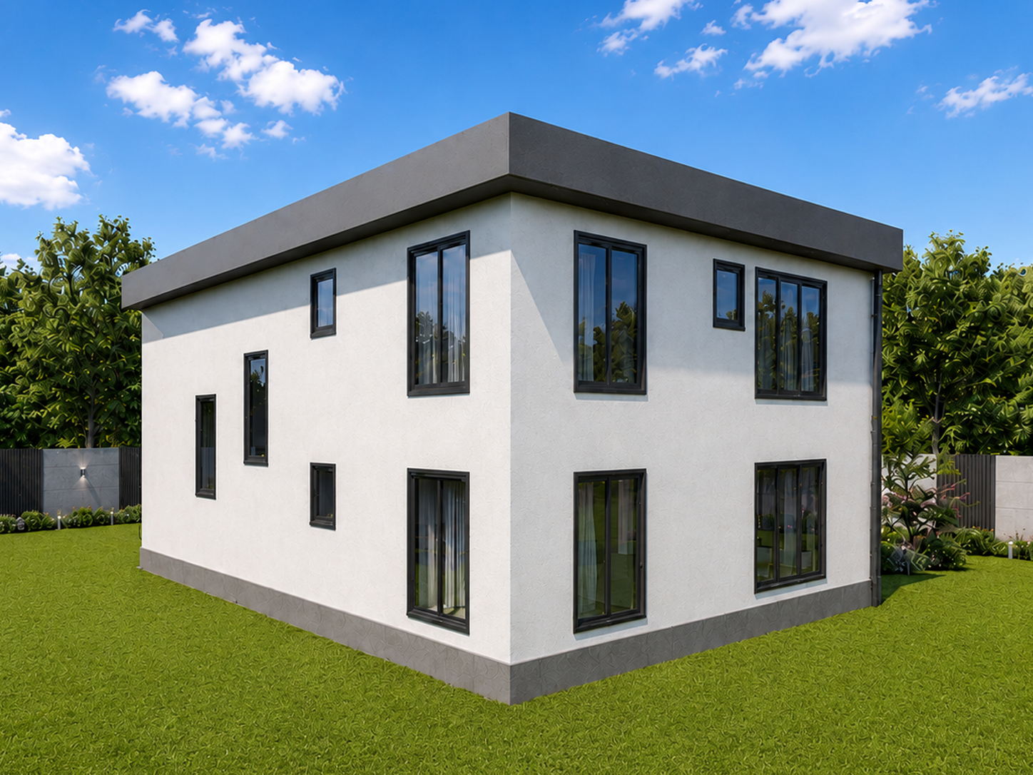 242 m² 6+1 İki Katlı Çelik Ev