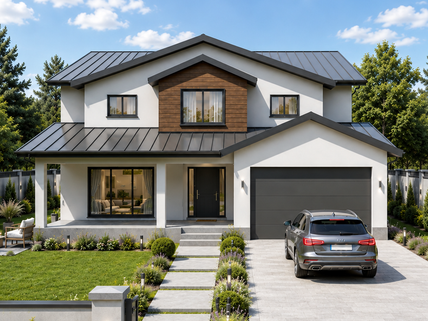 301 m² 4+1 İki Katlı Çelik Ev