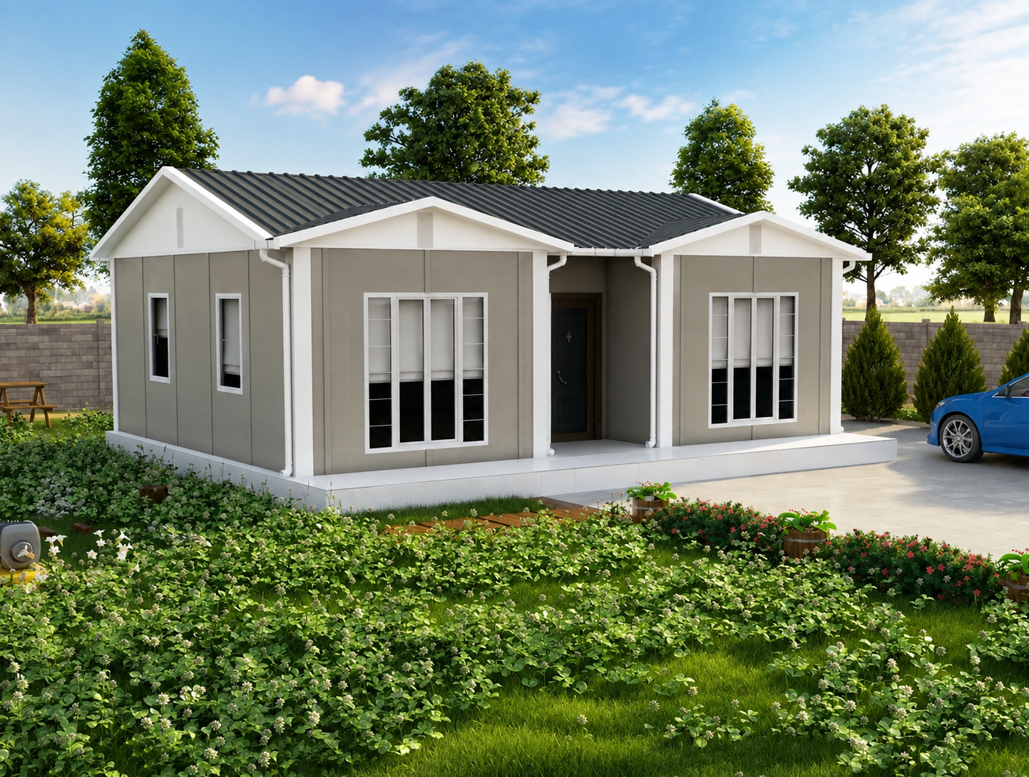 52 m² Tek Katlı Prefabrik Ev