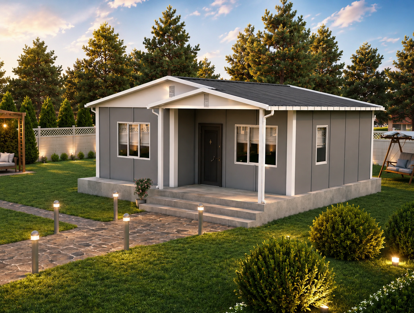 62 m² Tek Katlı Prefabrik Ev