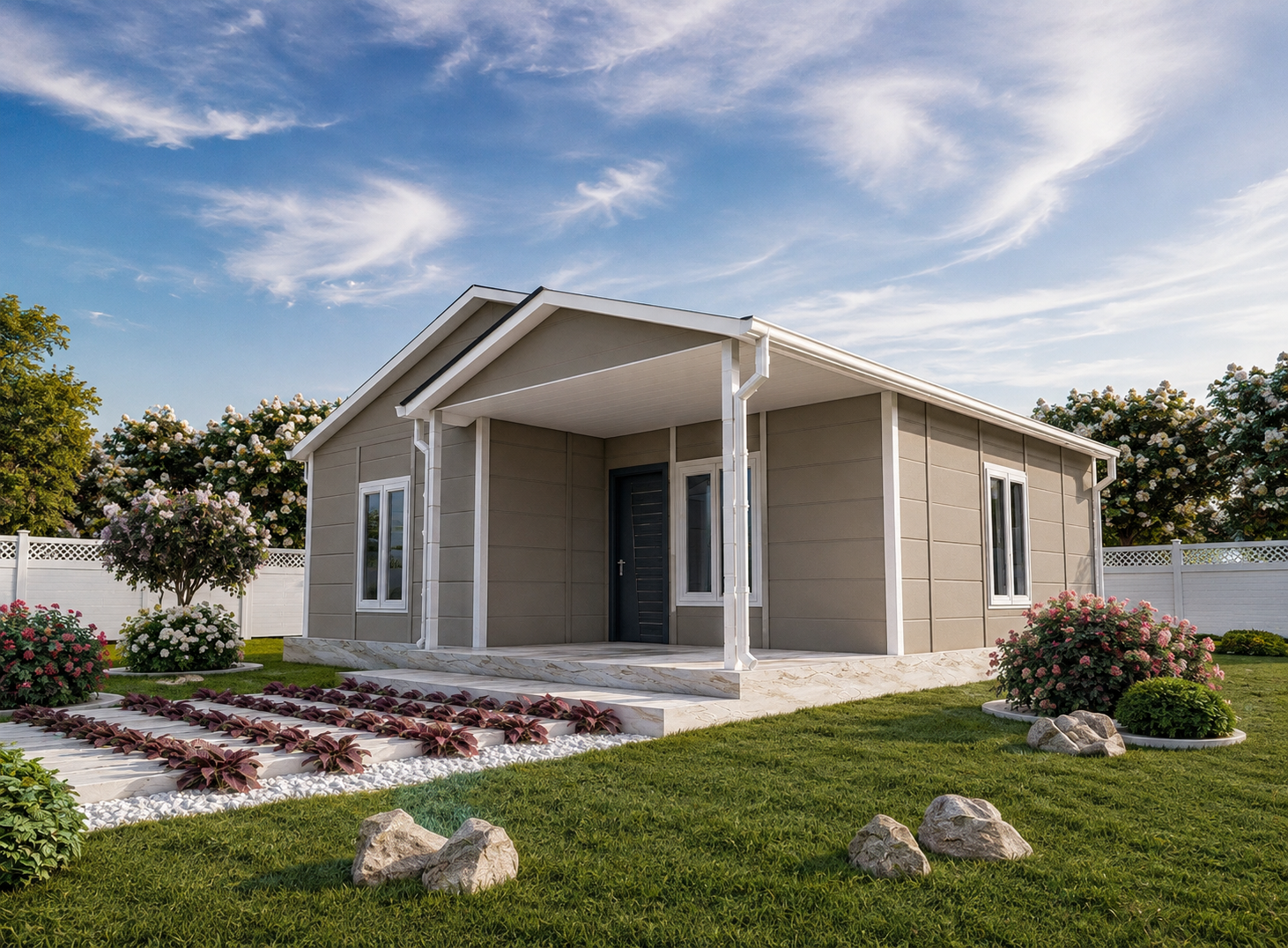 64 m² Tek Katlı Prefabrik Ev