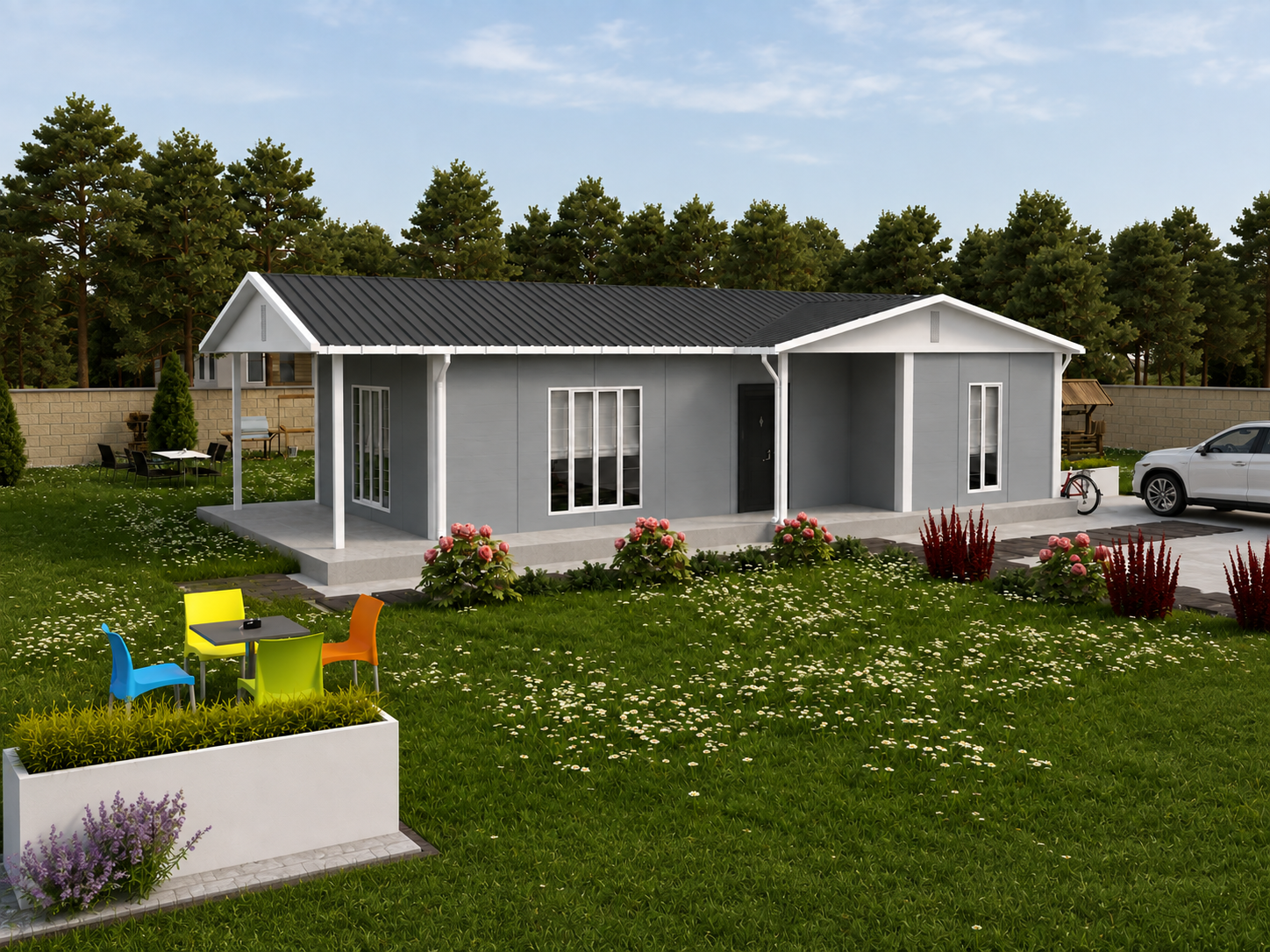 80 m² Tek Katlı Prefabrik Ev