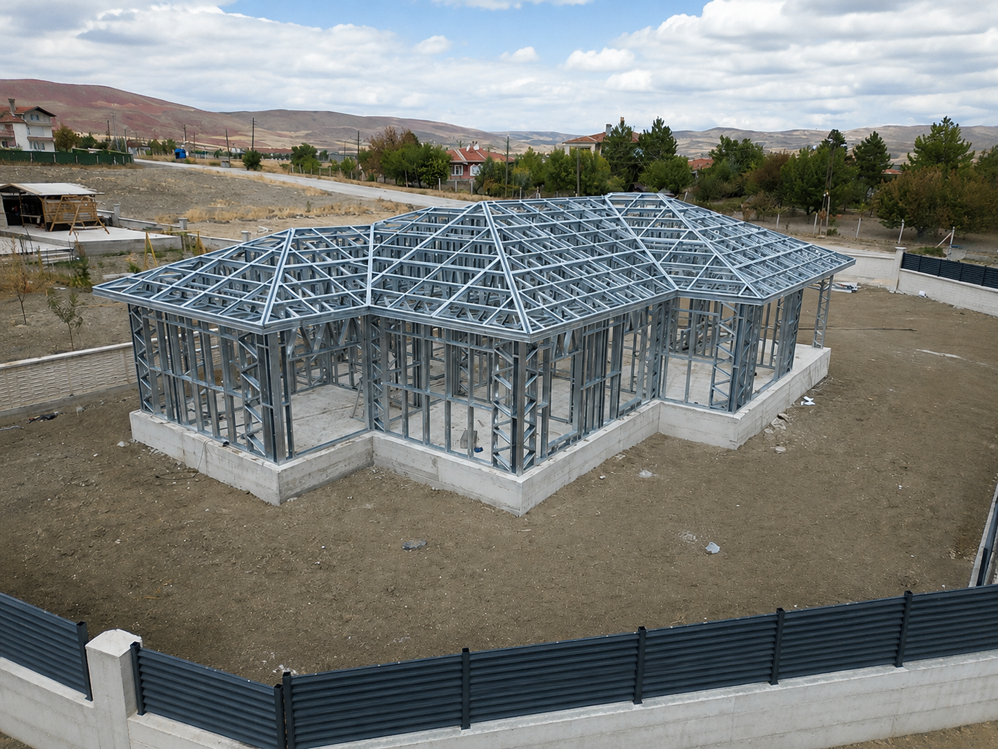 163 m² Tek Katlı Hafif Çelik Ev