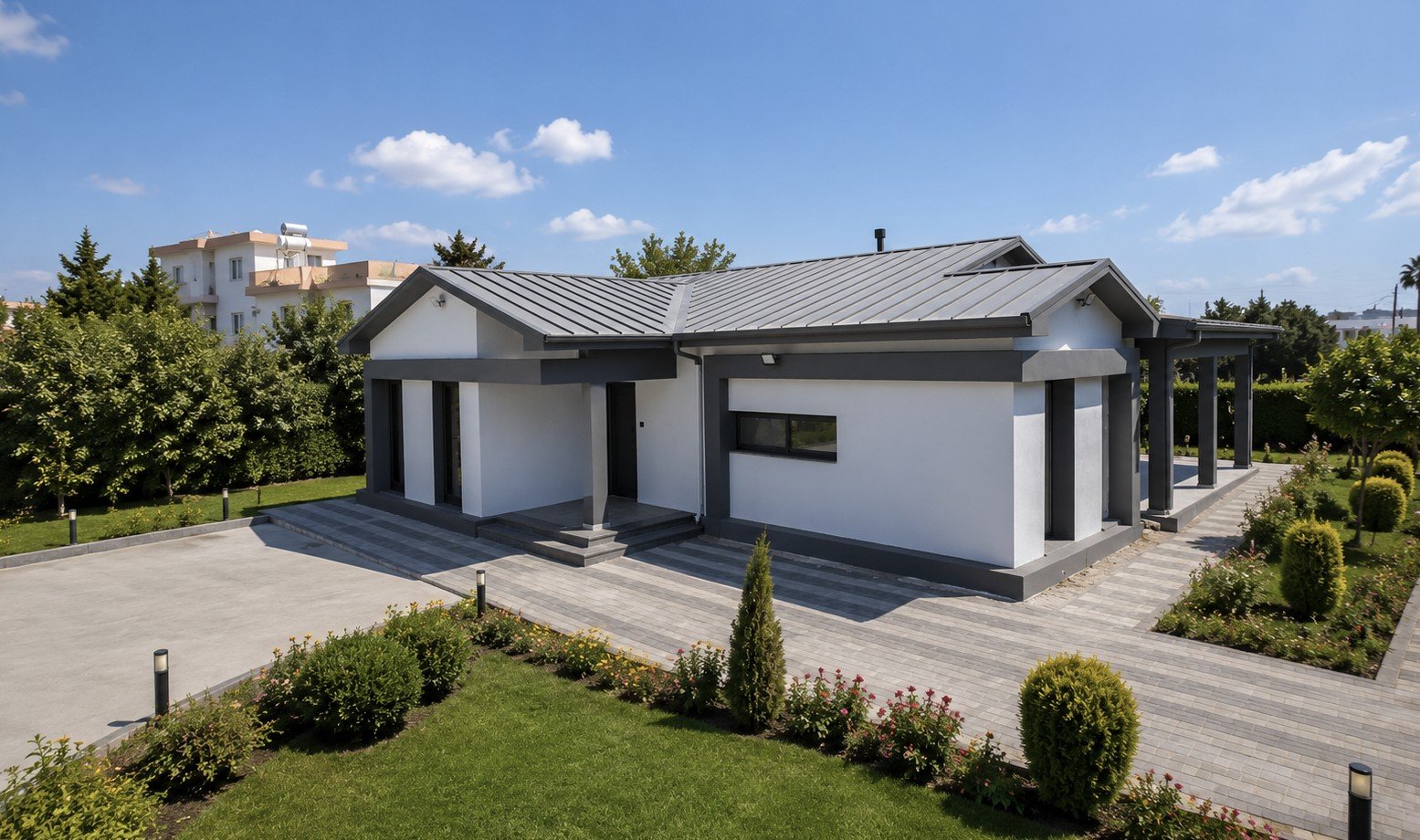 163 m² Tek Katlı Hafif Çelik Ev