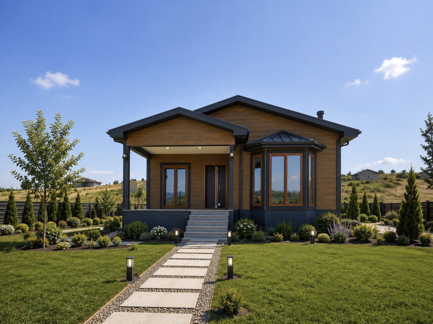 96 m² Tek Katlı Hafif Çelik Ev