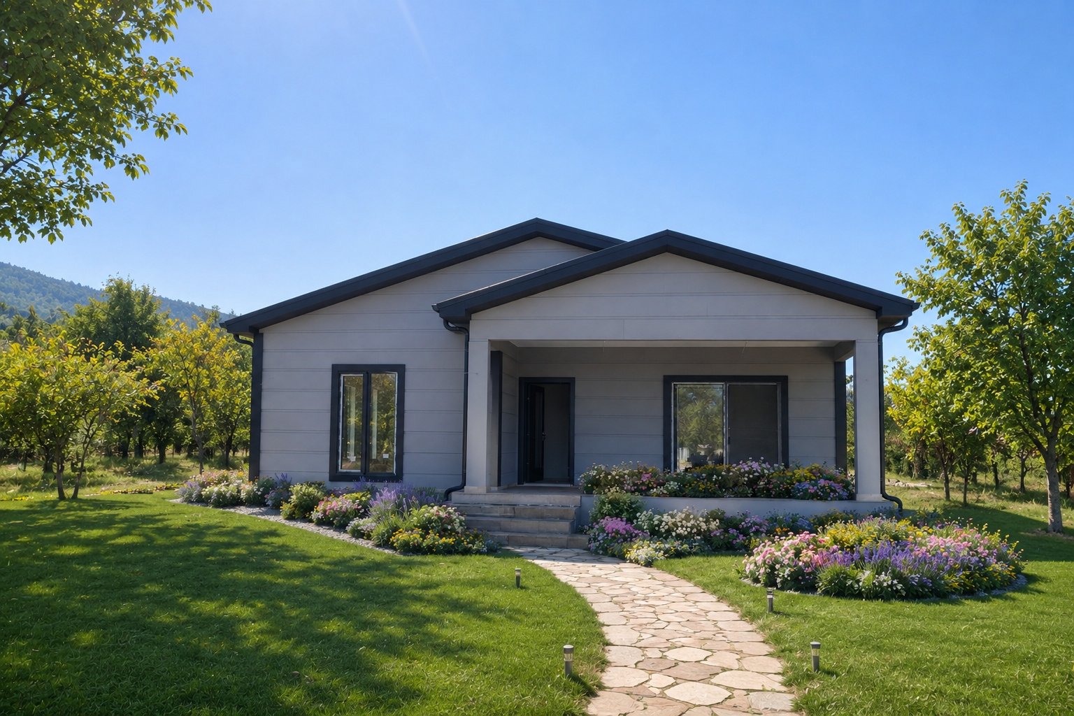 112 m² Tek Katlı Hafif Çelik Ev